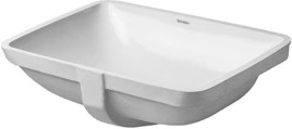 Раковина Duravit ME by Starck встр особая шлифовка для мебели Duravit для встраивания снизу с перел без площадки под смеситель 490x365мм Цвет Белый (305490022)