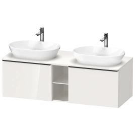 Duravit D-Neo Тумбочка подвесная, 459x1400x550 мм, 2 ящика, цвет: белый высокоглянцевый (DE4950B2222)