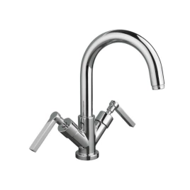 Nicolazzi Mac Kinley 05 Смеситель для раковины на 1 отверстие, излив: 155, цвет: хром (2236CR29)