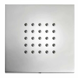 Bossini Cubic Flat Г/м настенная форсунка 10x10 см, цвет: хром (I00176.030)