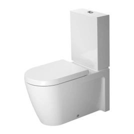 Duravit Унитаз моноблок приставной 725х370 мм, слив универсальный, с креплением,цвет белый (2129090000)