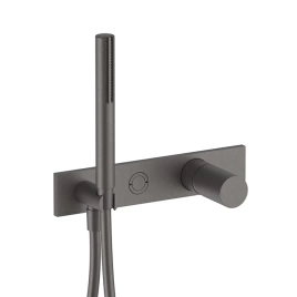 Fantini Milano Смеситель для душа, встраиваемый, (наружняя часть), цвет: Matt Gun Metal PVD (31 P5 3084B)