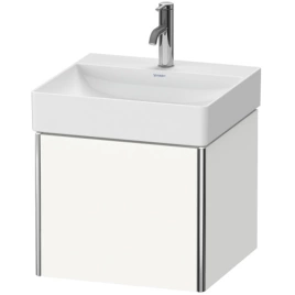 Duravit XSquare Тумба подвесная под раковину 235350, 1 выдвижное отделение, 397x484x460мм, цвет white highgl (XS405902222)