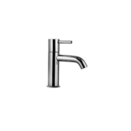 Fantini AF/21 Смеситель для раковины, 1 отв, без донного клапана, излив 126мм, цвет: хром (27 02 A704WF)