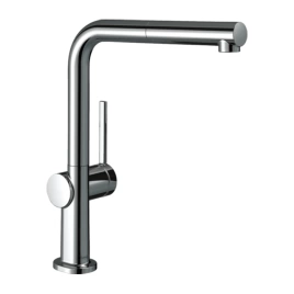 Hansgrohe Focus M41 Смеситель для кухни на 1 отв, с вытяжным душем, цвет: хром (72845000)