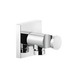 GESSI Rilievo Вывод воды с держателем для душевой лейки на 1/2, цвет: хром (59161#031)