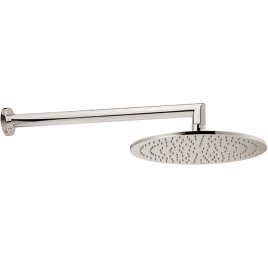 CISAL Shower Верхний душ D250 мм с настенным держателем L350 мм, цвет никель полированный (DS0136302B)