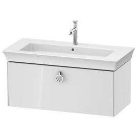 Duravit White Tulip Тумбочка подвесная, 410x984x458 мм, 1 ящик с ручкой, цвет: белый высокоглянцевый (WT425208585)