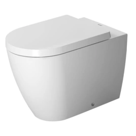 Duravit ME by Starck Унитаз напольный пристенный вариант, включая крепление, сток горизонтальный, 4,5 л., 370x600мм, Цвет: Белый (2169090000)