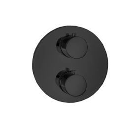 Almar ROUND CORE Внешняя часть смесителя на 2 потребителя, черный матовый (E186532.MB)
