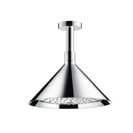 AX ShowerCollection Верхний душ 240, 279мм, 2 jet с держателем, потолочный монтаж дизайн Front, цвет: хром (26022000)