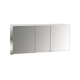 Emco Prime Зеркальный шкаф с подсветкой LED 2 Facelift навесная модель, 1400 mm, 3-дверки, IP 20 задняя панель цвет белый (9497 063 49)