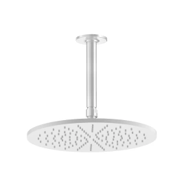 GESSI INCISO Потолочная душевая головка шарнирная на 1/2, 300мм, длина изготавливается под заказ (от 105 до 1855 мм), цвет: хром (58250#031)