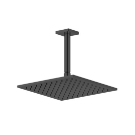 GESSI Rilievo Потолочная душевая головка шарнирная 250x250 мм на 1/2, цвет: nero XL (59155#299)