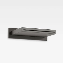 Armani Roca Island Каскадный излив, 237х151х57мм, настенный монтаж, цвет: nero (7.5A18.7.6VG.0)
