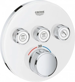 Термостат Grohe Grohtherm SmartControl 29904LS0 для ванны с душем-moon white
