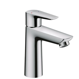 Hansgrohe Talis E Смеситель для раковины 110, на 1 отв, без донного клапана, излив 112мм, h104мм, цвет: хром (71712000)