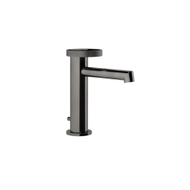 Gessi Anello Смеситель для раковины с донным клапаном и соединительными шлангами, цвет Black Metal Brushed PVD (63301#707)