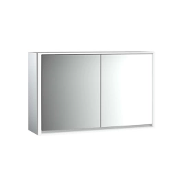 Emco Loft Зеркальный шкаф с подсветкой LED навесная модель, 1300 mm, 2-дверки зеркальная задняя стенка (9798 051 20)