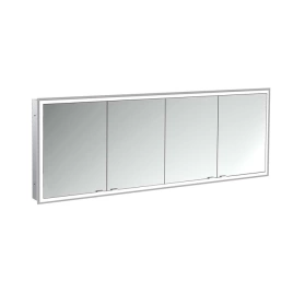 Emco Prime Зеркальный шкаф с подсветкой LED Facelift встраив. модель, 2000 mm, 4-дверки, IP 20 задняя панель цвет белый (9497 063 99)