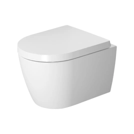 DURAVIT ME BY STARCK Унитаз подвесной 480х370 мм., Rimless&reg;, включая крепление Durafix, цвет внутри белый, снаружи белый шелковисто-матовый (2530092600)