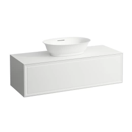 Laufen New Classic База под раковину подвесная, 1180х450х350 мм, 1 ящиком, цвет белый глянец (для раковины 812852, 812853) (4.0602.1.085.631.1)