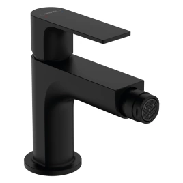 Hansgrohe Rebris E Смеситель для биде, с д/клапаном, цвет матовый черный (72211670)