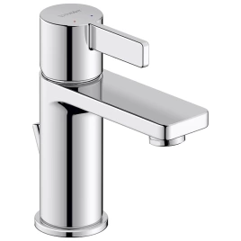 Duravit D-Neo Смеситель для раковины на 1 отв, с донным клапаном, h=151мм, излив 94мм цвет: хром (DE1010001010)