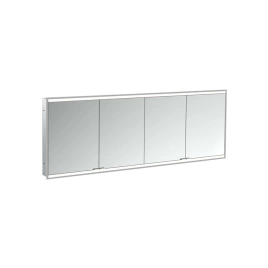 Emco Prime Зеркальный шкаф с подсветкой LED 2 Facelift, цвет черный встраив. модель, 1800 mm, 4-дверки, IP 20 зеркальная задняя стенка (9497 135 65)