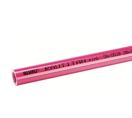 Труба из сшитого полиэтилена Rehau Rautitan pink 63х8.6 мм