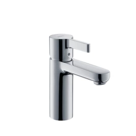 Hansgrohe Metris S Смеситель для раковины с донным клапаном, на 1 отв, излив 113мм, h94мм, цвет: хром (31060000)