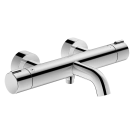Duravit C.1 Смеситель термостатический для ванны настенный с запорным переключателем, цвет: хром (C15220000010)