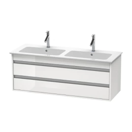 Duravit Ketho База под раковину,для 233613 2 выдв.ящика,480x1270x475мм, цвет белый глянцевый (KT643202222)