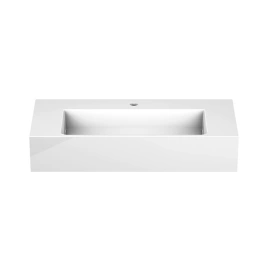 Раковина Burgbad Crono 81x42 см с 1 отв цвет белый