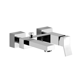 Gessi Rettangolo K Смеситель для ванны наружный, с автоматическим переключателем ванна/душ, цвет: хром (53013#031)