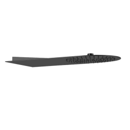 GESSI Tremillimetri Душевая головка для настенного крепления 300х550 мм, цвет Black Metal Brushed PVD (33071#707)