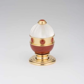 THG CHEVERNY JASPE ROUGE Вентиль смесителя для раковины, вставки красная яшма, цвет полированное золото (A1U-F01-35)