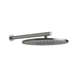 GESSI 316 Душевая головка шарнирная для настенного крепления на 1/2, 350мм, цвет: steel brushed (54148#239)