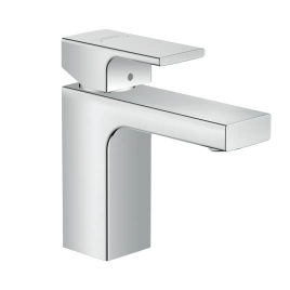 Hansgrohe Vernis Shape Смеситель для раковины 100, с металлическим донным клапаном, излив 108мм, h88мм, цвет: хром (71568000)
