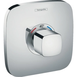 Hansgrohe Ecostat E Встраиваемый термостат для душа, 37 л/мин, 1 источник, без зап.вентиля,(внешняя часть) цвет: хром (15705000)