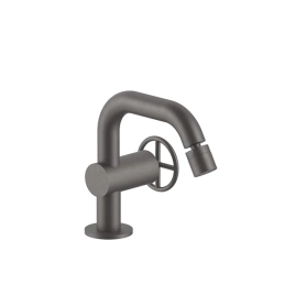 Fantini Fontane Bianche Смеситель для биде, 1 отв, с донным клапаном, цвет: Matt Gun Metal PVD (47 P5 P008W)