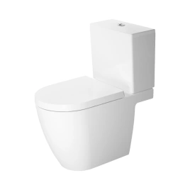 Duravit Me by Starck Унитаз комбинированный 37х65 см, слив универсальный, с креплениями, с HygieneGlaze, цвет белый (2172092000)