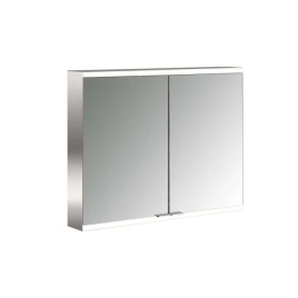 Emco Prime Зеркальный шкаф с подсветкой LED2 Facelift навесная модель, 800 mm, 2-дверки, IP 20 задняя панель цвет белый лакир. (9497 063 24)