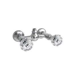 Nicolazzi Teide Смеситель для душа без гибкого шланга и лейки, ручки Crystal handle, цвет: хром (1925CR15)