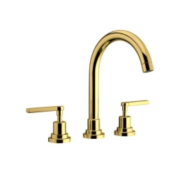 Nicolazzi Mac Kinley 05 Смеситель для раковины на 3 отверстия, излив: 176мм, цвет: золото (2208GO29)