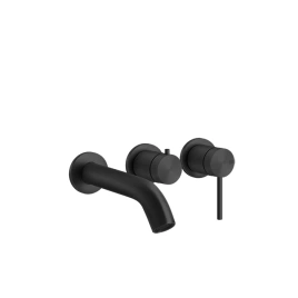 GESSI 316 Смеситель для ванны встраиваемый, однорычажный, с переключателем на 2 положения, внешняя часть, цвет Black XL (54140#299)