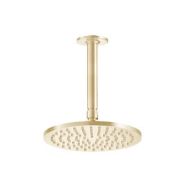 GESSI INCISO Потолочная душевая головка шарнирная на 1/2, 200мм, длина изготавливается под заказ, цвет: золото (58150#246)