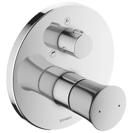 Duravit White Tulip Смеситель для ванны, на 2 источника, встраиваемый, с обр клапаном (внешние части) цвет: хром (WT5210018010)