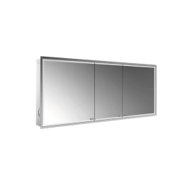 EMCO Prestige2 Зеркальный шкаф 1615 мм, встраиваемый, LED-подсветка, 3 двери, 4 полки, розетка, с EMCO light system (9897 081 10)