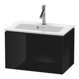 Duravit L-Cube База под раковину 400x620x391, 1 выдв. ящик, цвет черный глянцевый (LC615604040)